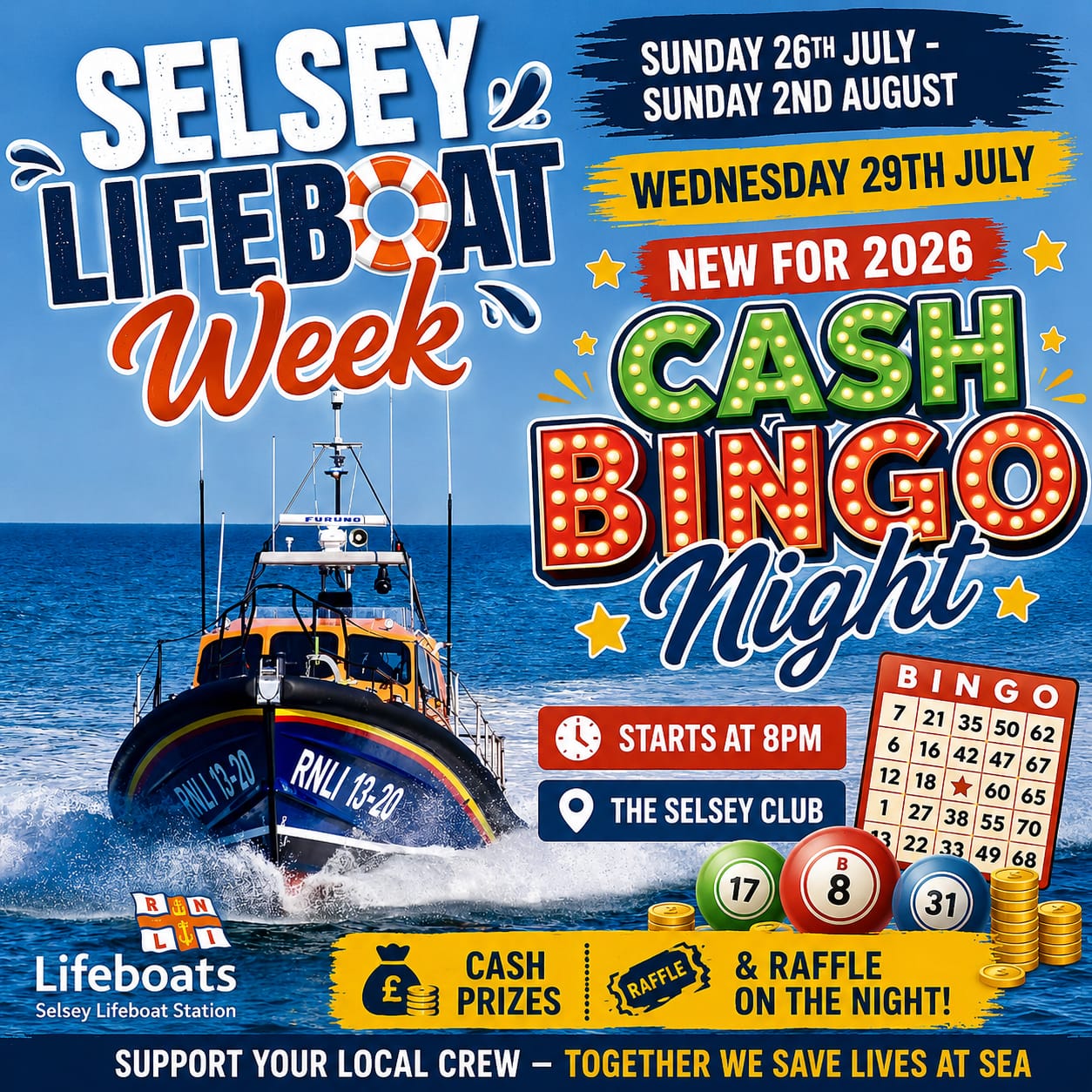 New for 2026 Cash Bingo Night
