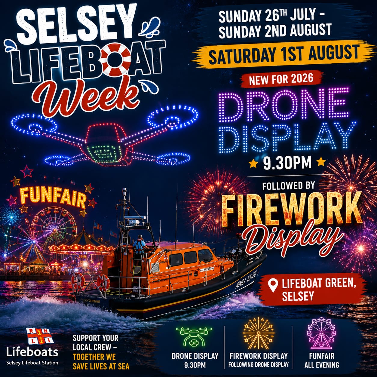 New for 2026 Drone Display & Fireworks